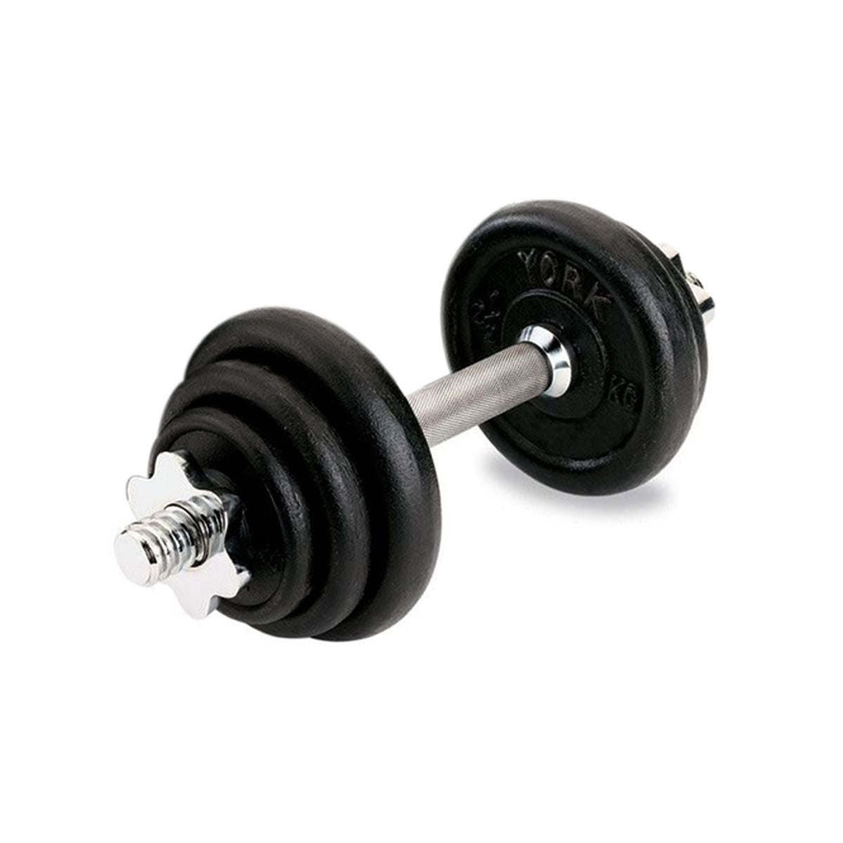 Black Painted Dumbbell 1 Piece Set (5 kg)