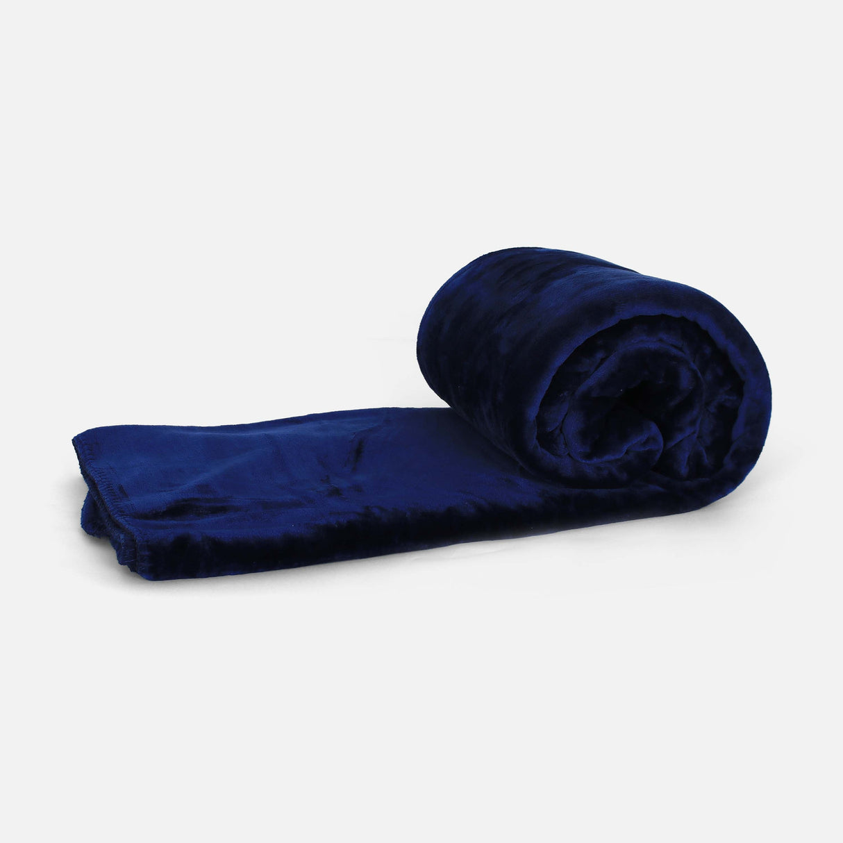 Printed Coral Fleece Blanket Navy 160 x 200 cm