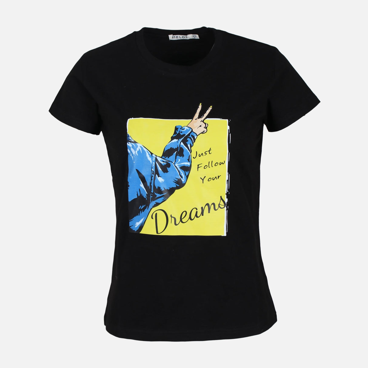 Women Slub Loose Short Sleeve Tee