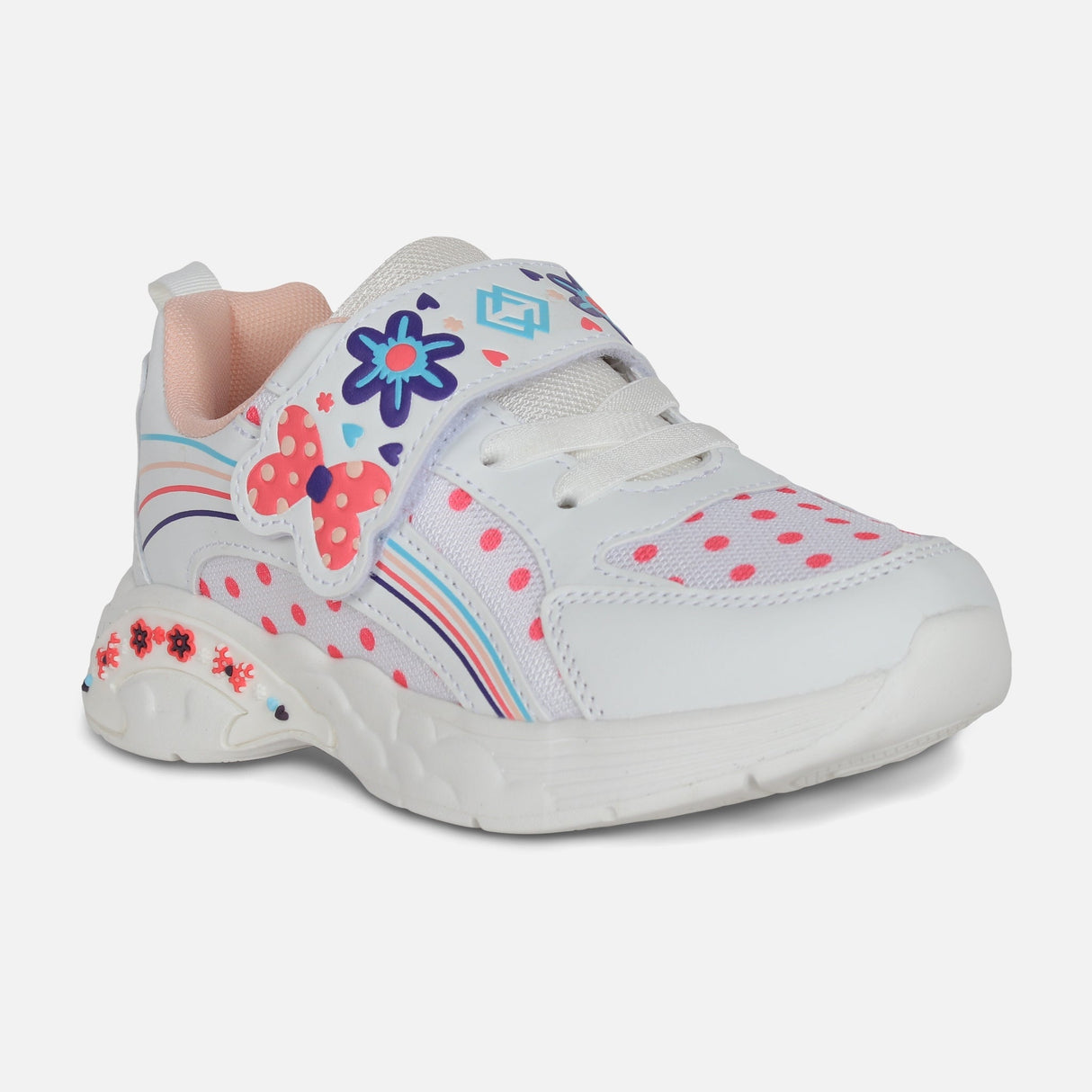 Girls Sports Velcro Shoes