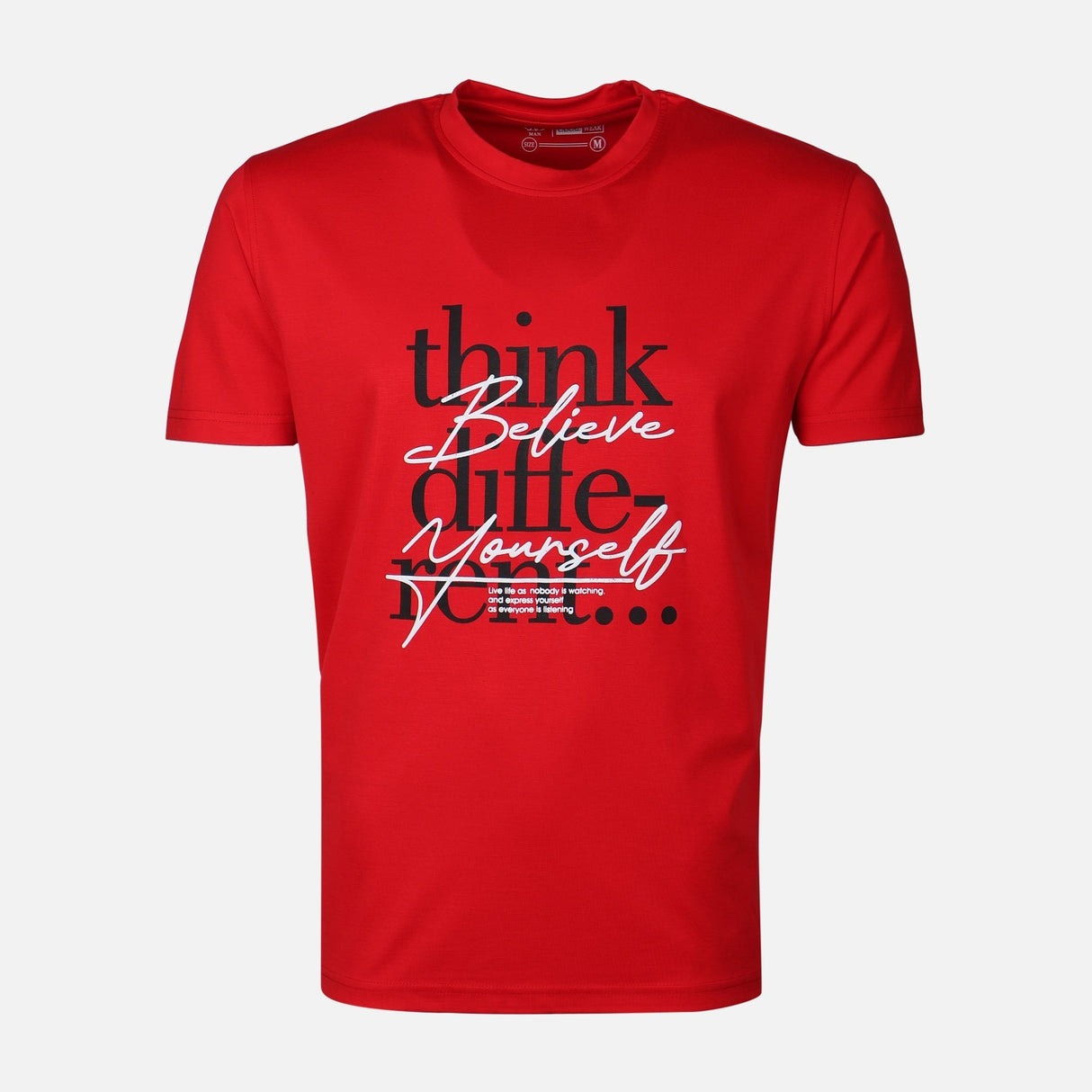 MEN T-SHIRT ROUND NECK REGULAR FIT