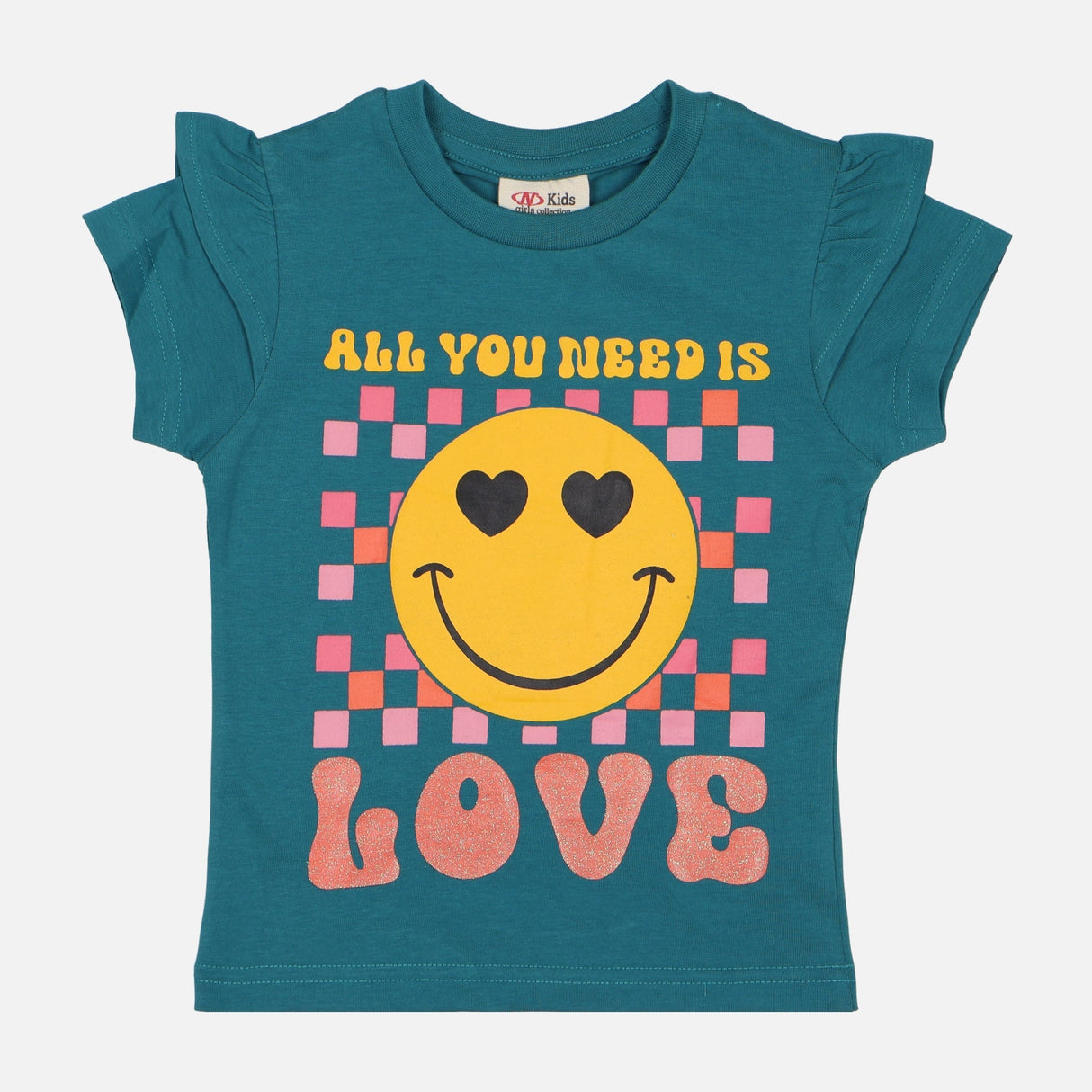 Girls Fashion T-Shirt With Raffles