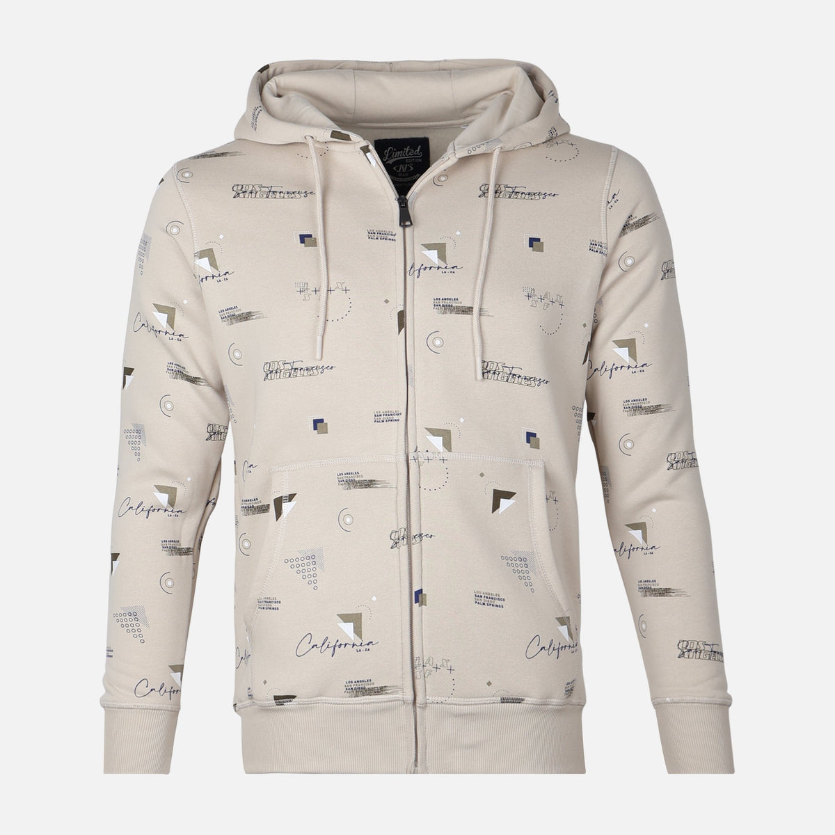 MEN HOODED CARDIGAN