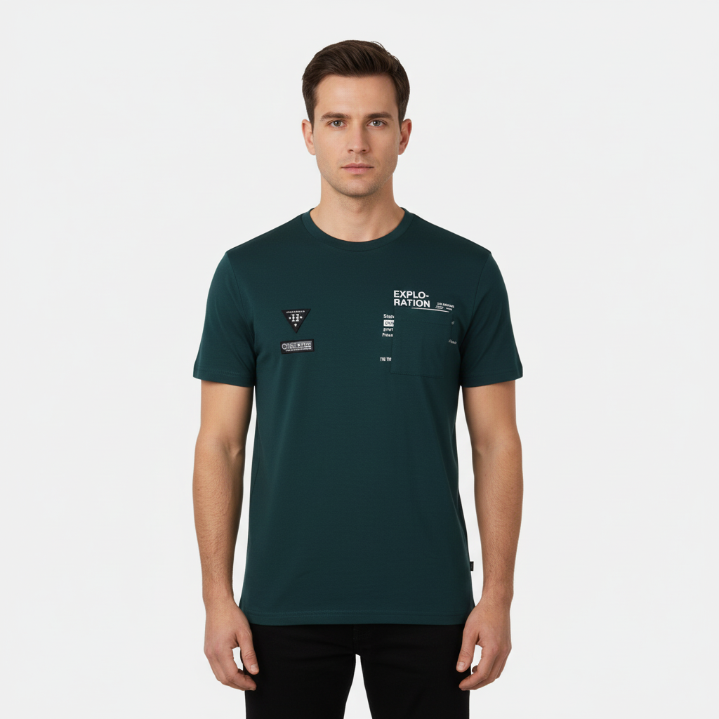 Men T-Shirt V-Neck