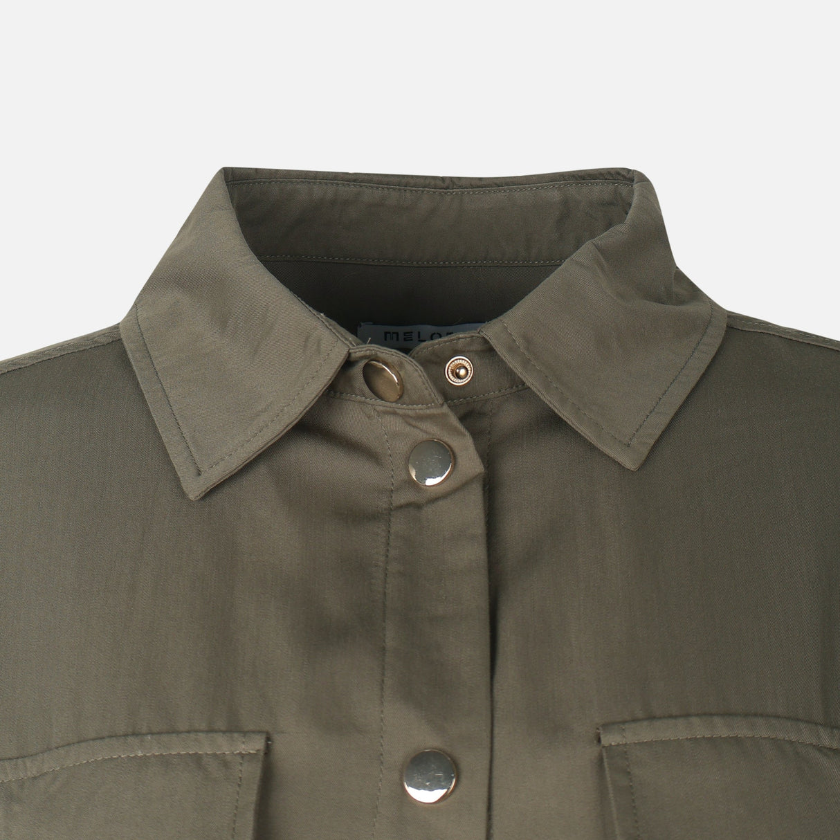 Women Double Pocket Long Shacket