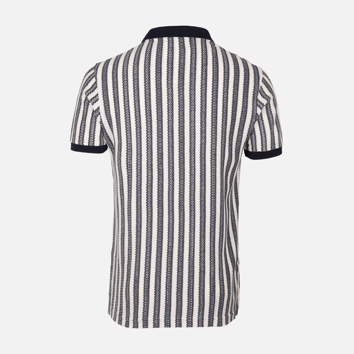 Men'S Striped Polo T-Shirt Short Sleeve