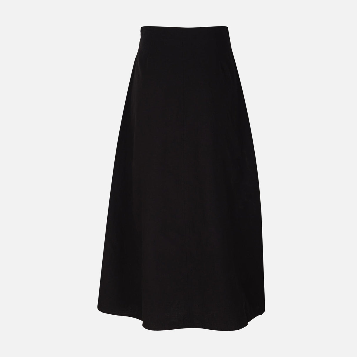 Women Linen Blend Maxi Skirt