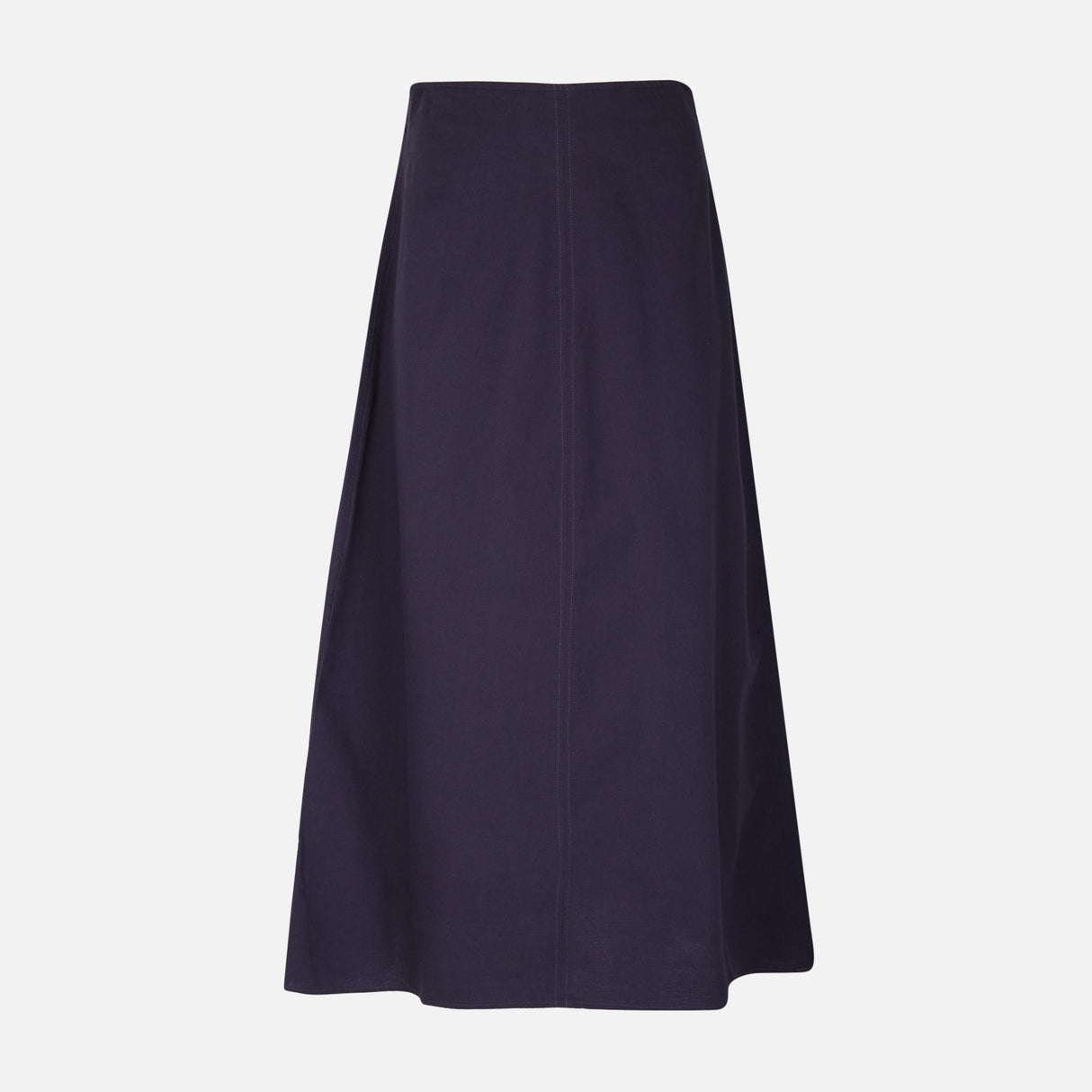 Women Linen Blend Maxi Skirt