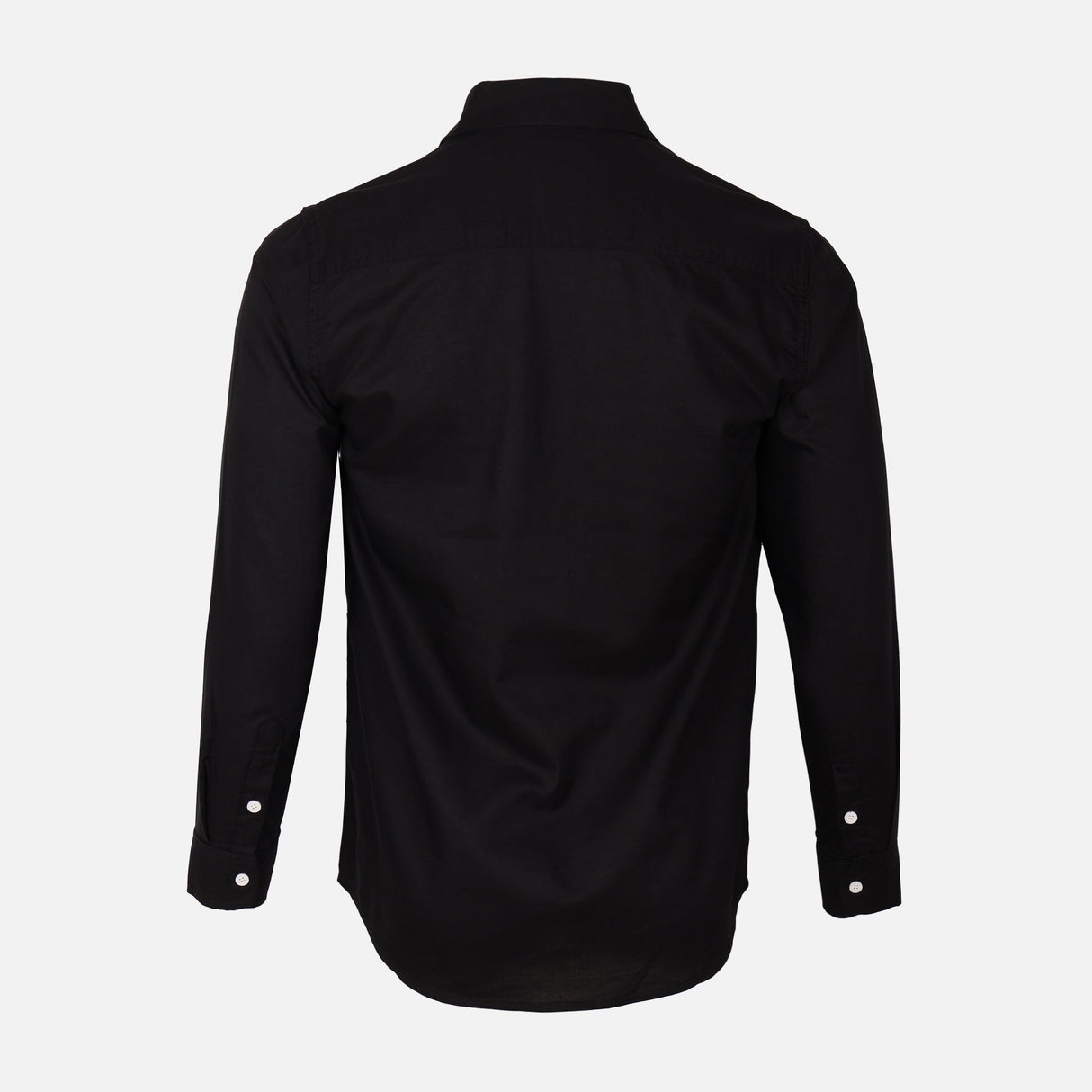 Men Plain Oxford Long Sleeve Shirt