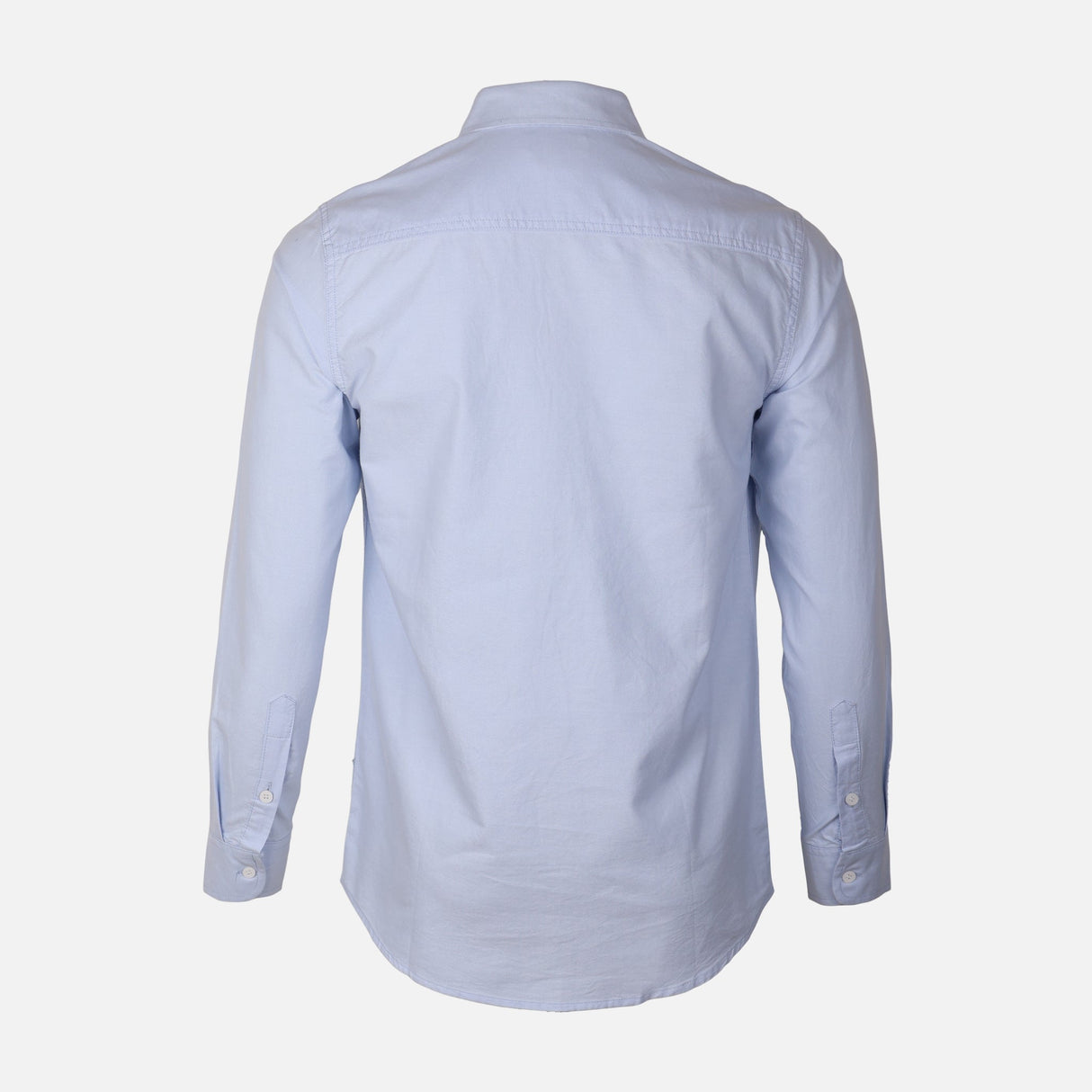 Men Plain Oxford Long Sleeve Shirt