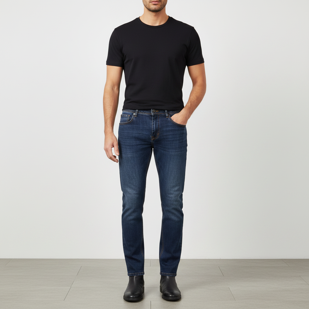 Mens Denim Jeans Pants Cool Max