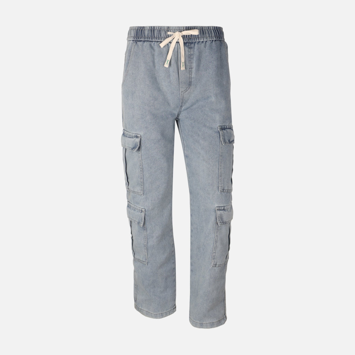 Men Denim Cargo Jogger
