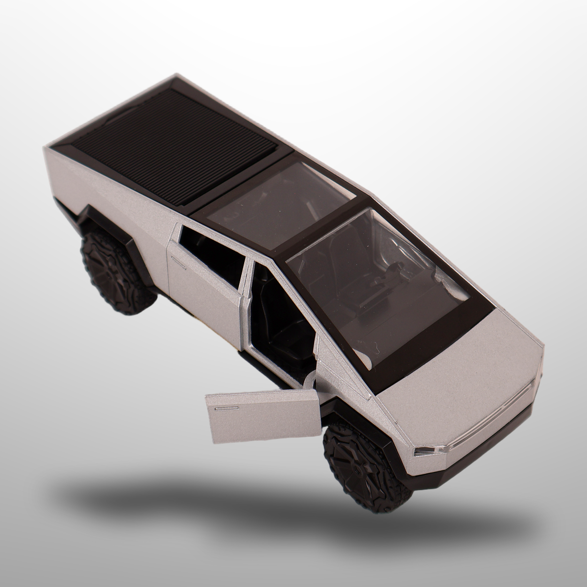 Tesla Cybertruck Die-Cast Pull Back Toy Car-Open Door Sound & Light