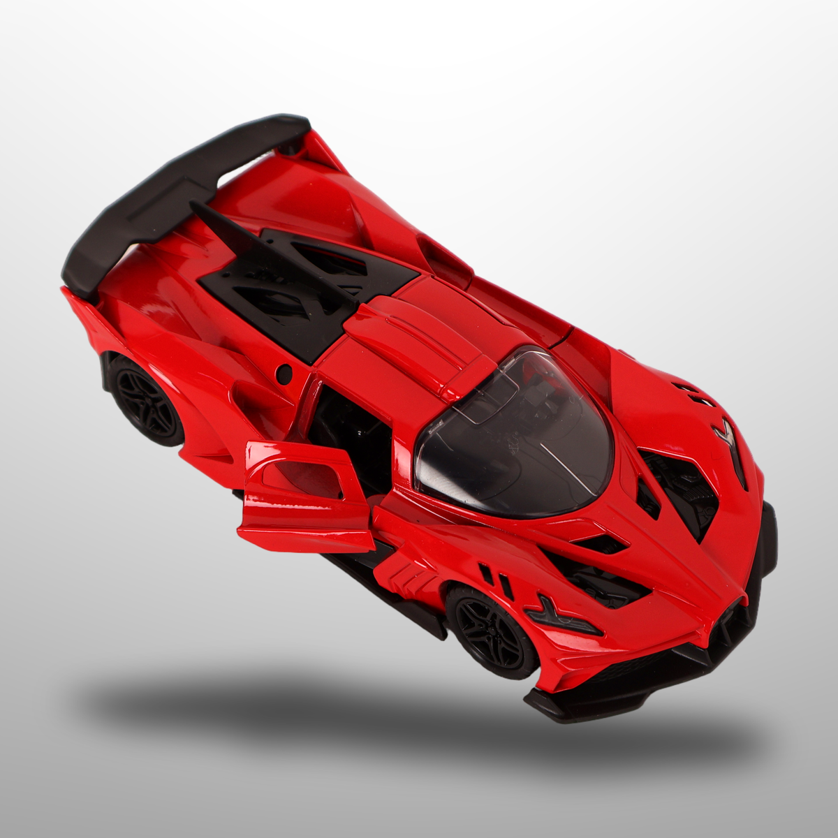 Bugatti Fire Meteor Die-Cast Toy Car-Open Door Sound & Light
