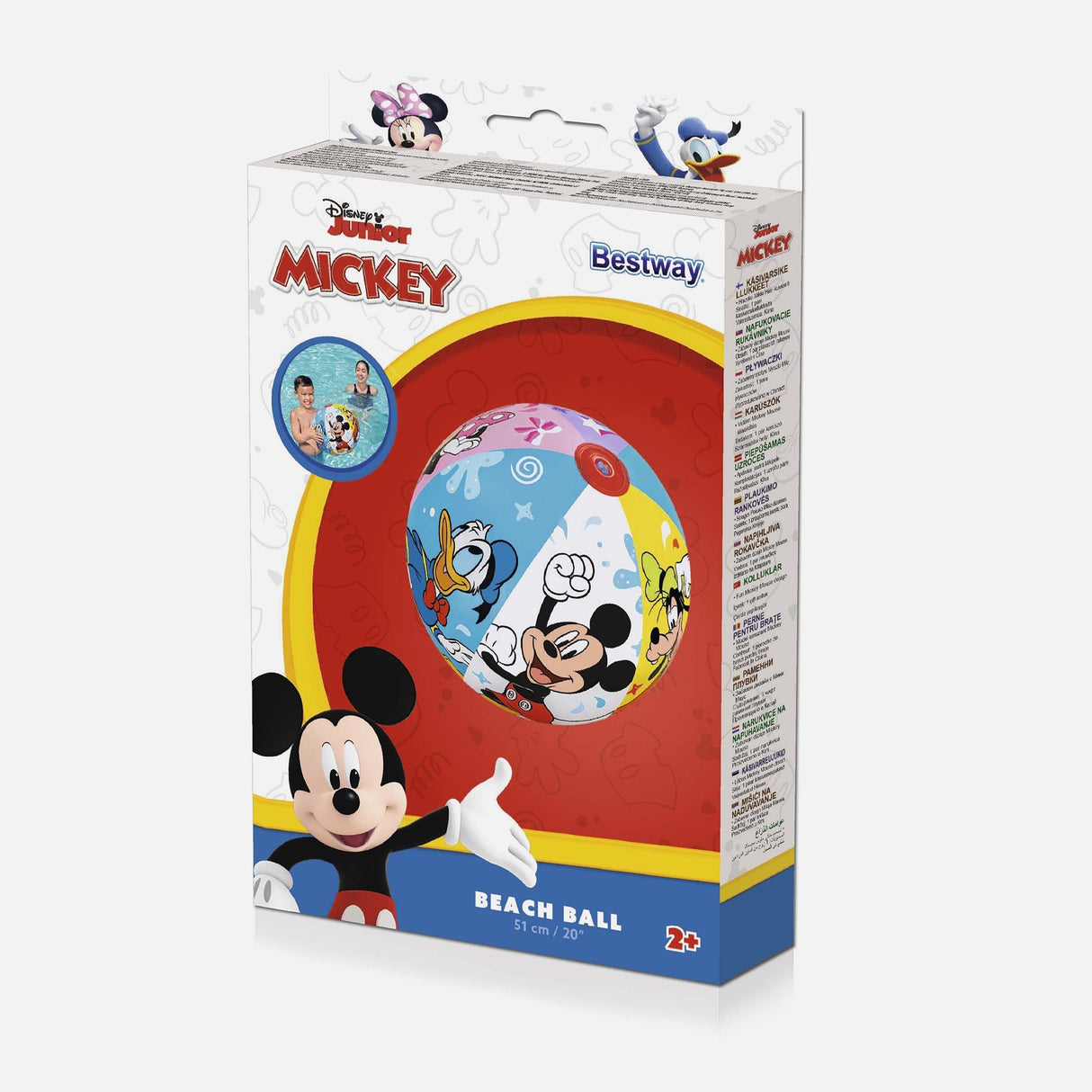 Mickey Beach Ball 20"/51 cm