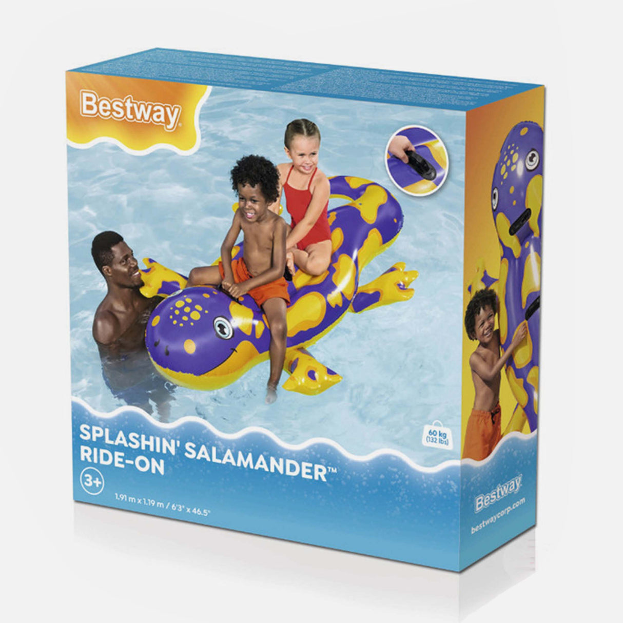 Splashin Salamander Ride-On (1.91 x 1.19 m) (3+)