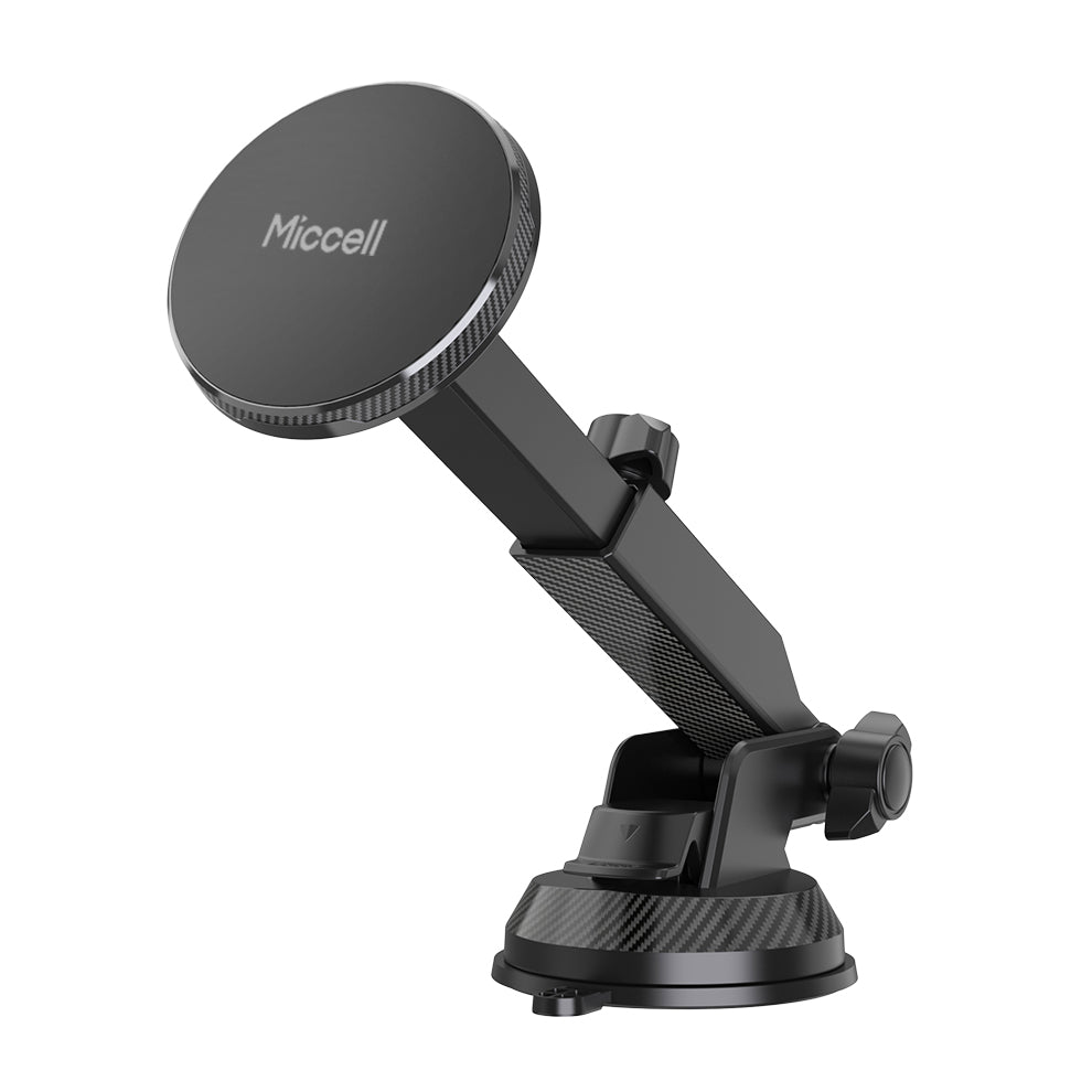 MagSafe Magnetic Car Phone Mount – Suction Cup, 360° Rotation