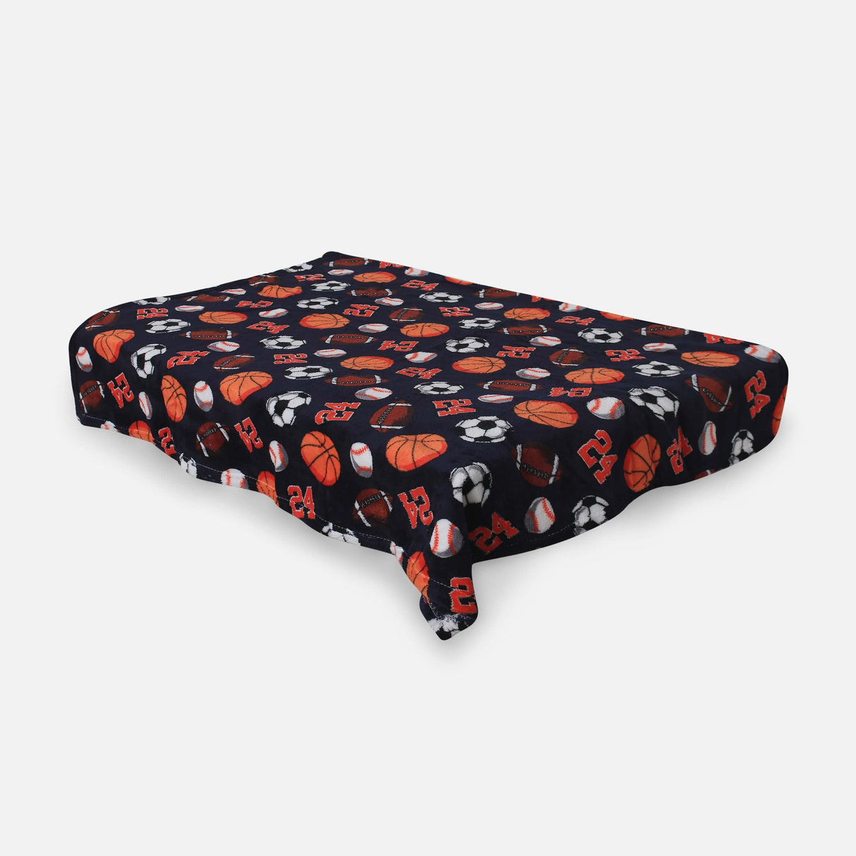 Printed Coral Fleece Blanket Mix Colors 100 x 140 cm