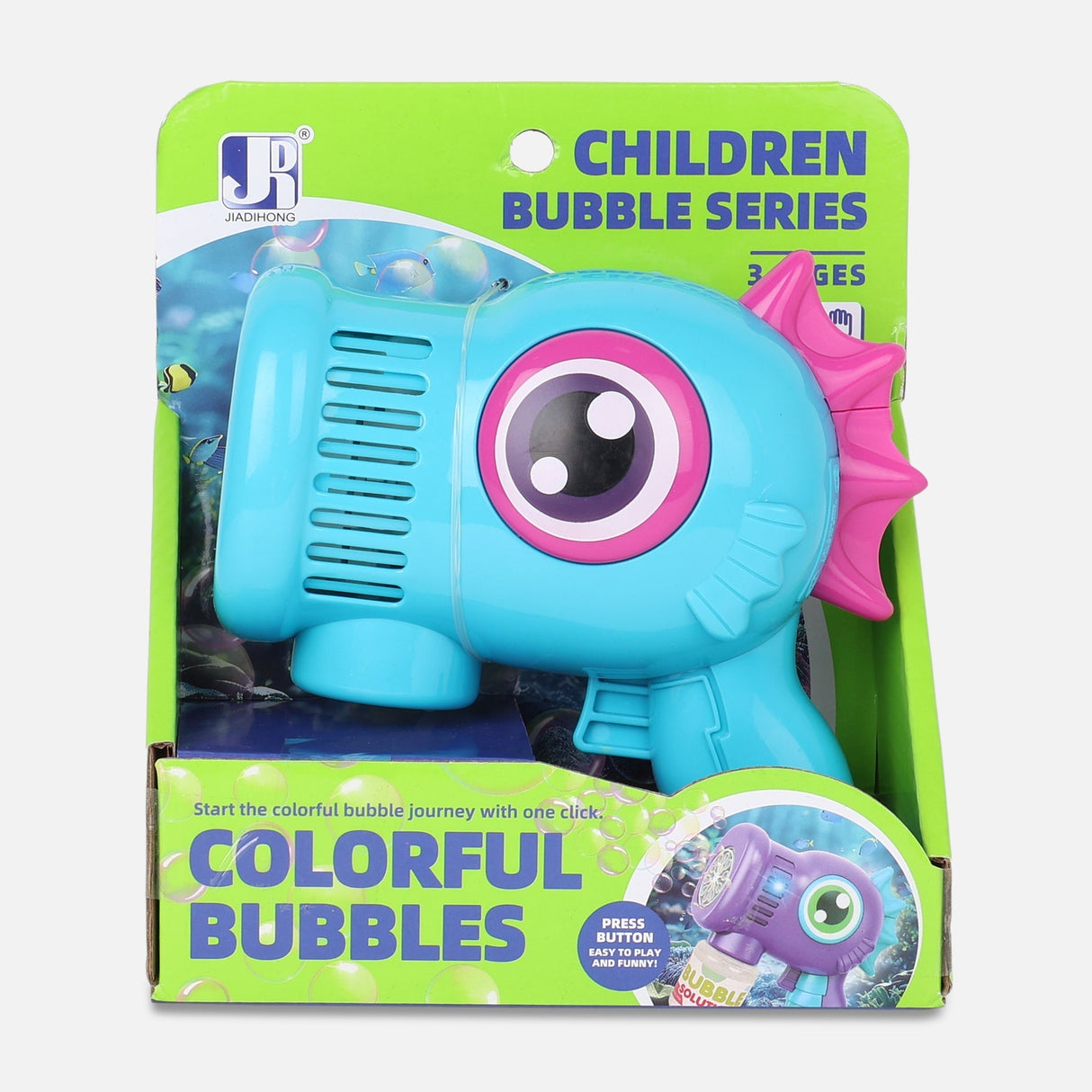 10 Holes B/o Seahorse Bubble Toy