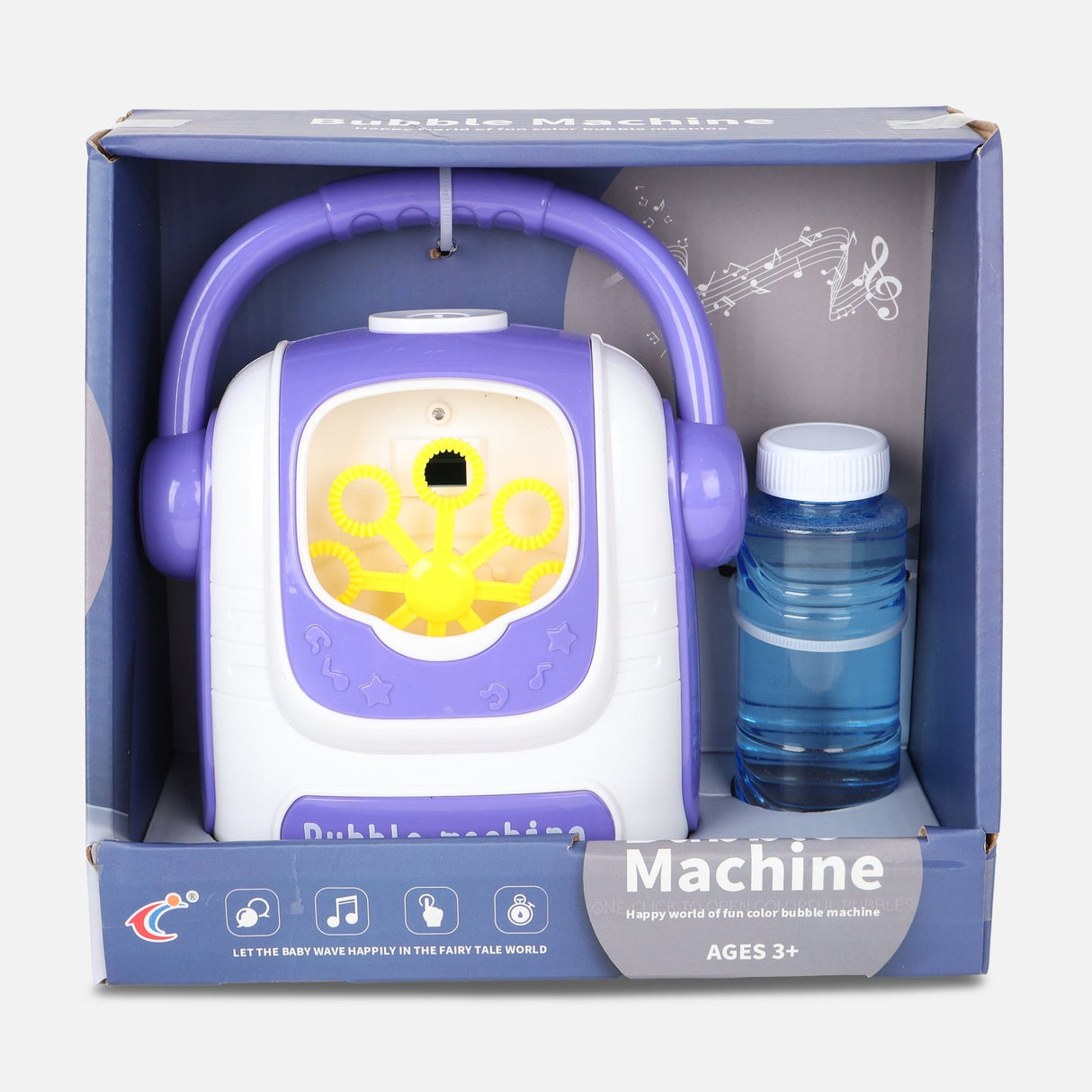 Musical Box Bubble Machine