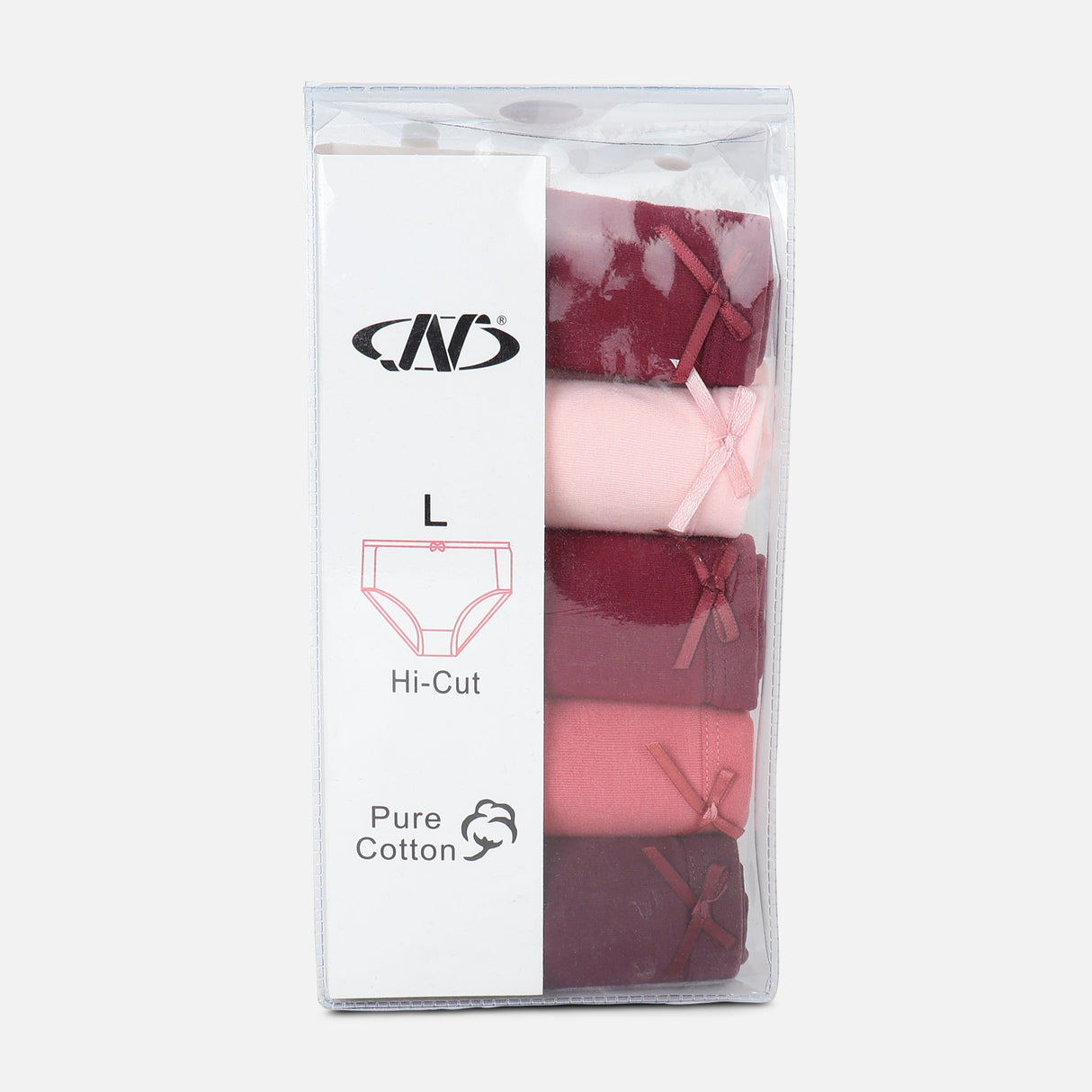 Women High-Waisted Panties 5 Pieces