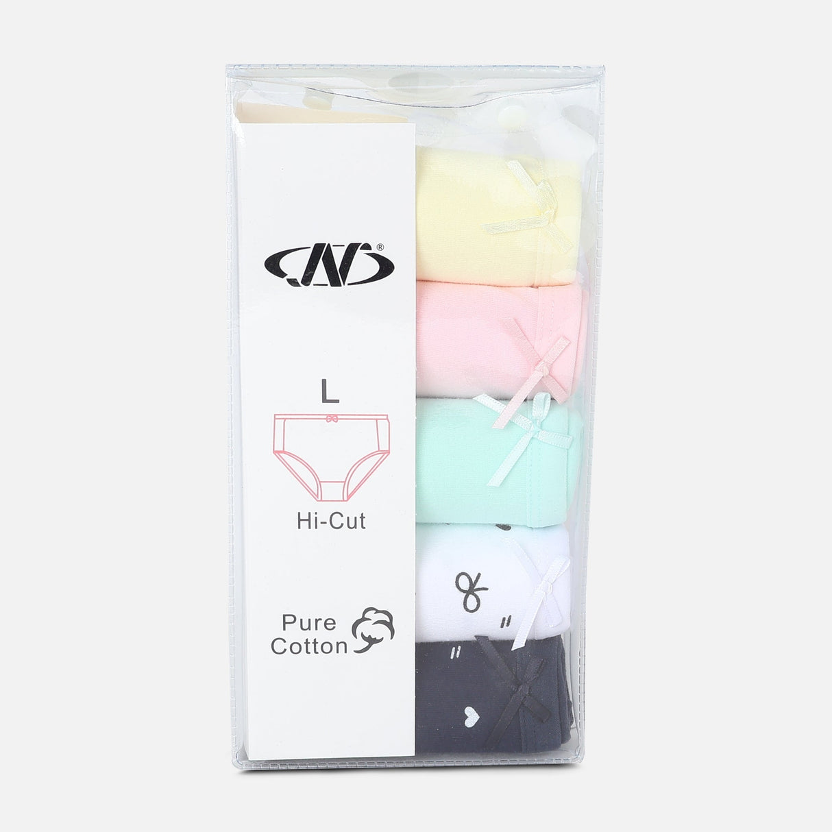 Women Mid-Rise Panties 5 Pieces