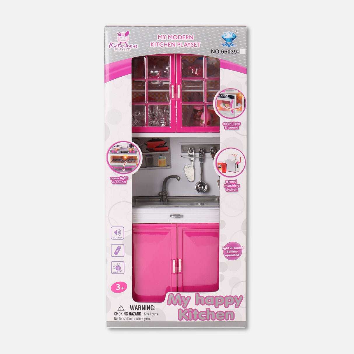 Kitchen Playset For Kids-Light Sound