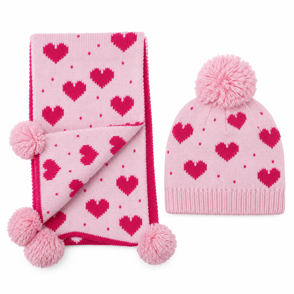 Girls Cap and Scarf Set