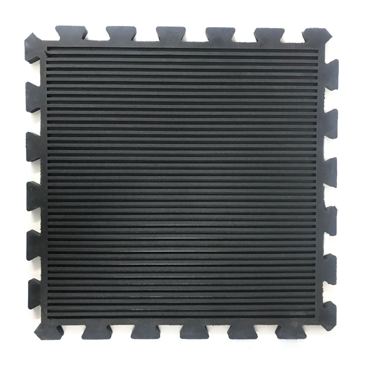 Rubber Sports Mat Black With Height 16 mm 4 Pieces Set