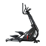 Front Drive Elliptical Bike with 7 kg flywheel, belt drive, 40 cm stride, monitor, transport wheels.