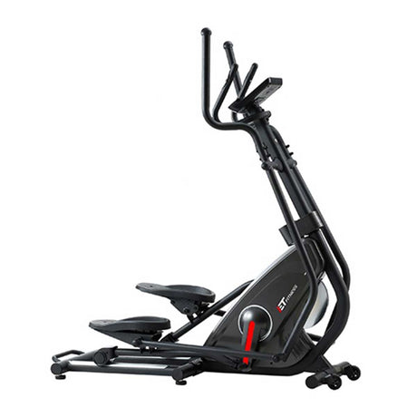 Front Drive Elliptical Bike with 7 kg flywheel, belt drive, 40 cm stride, monitor, transport wheels.