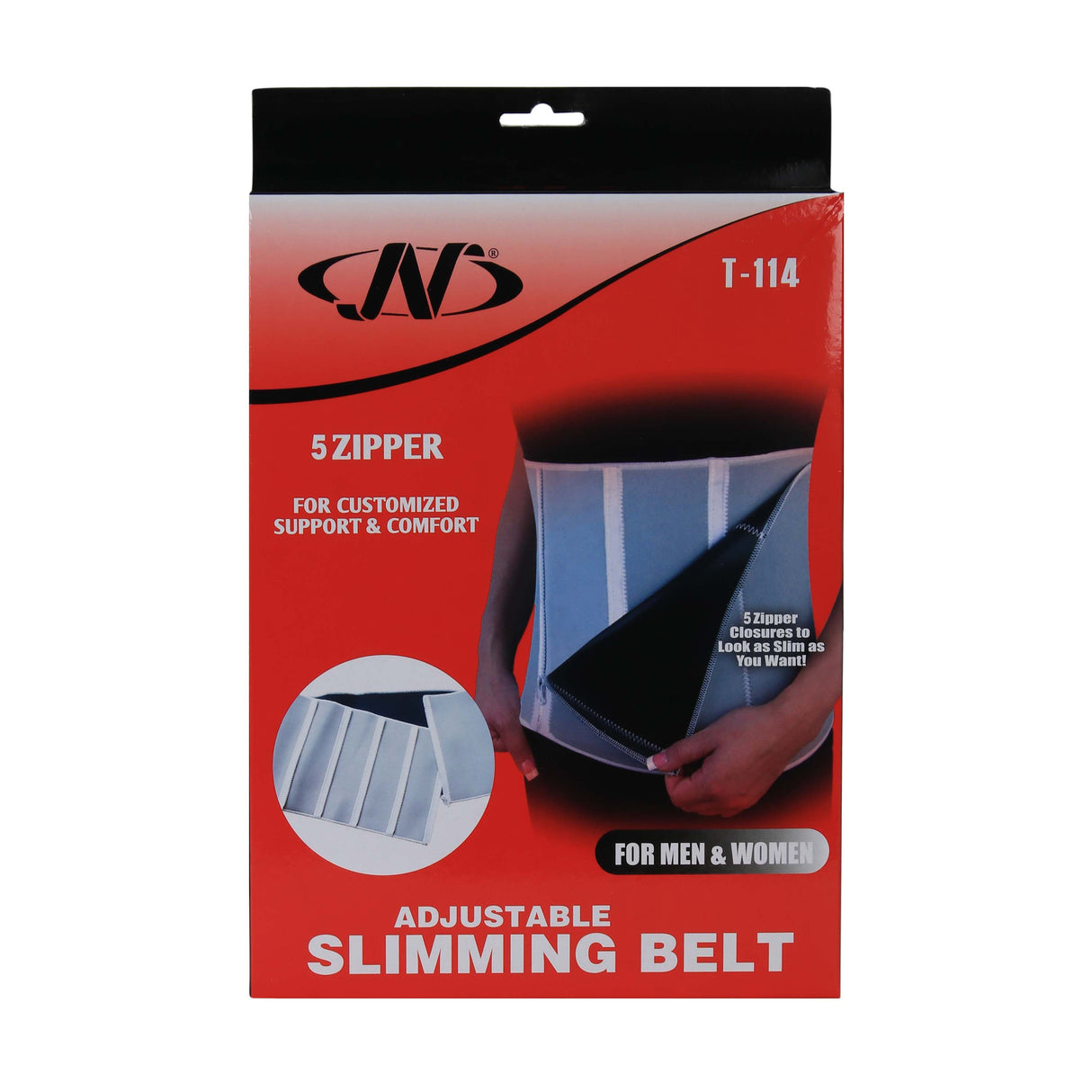 Zipper Adjustable Belt