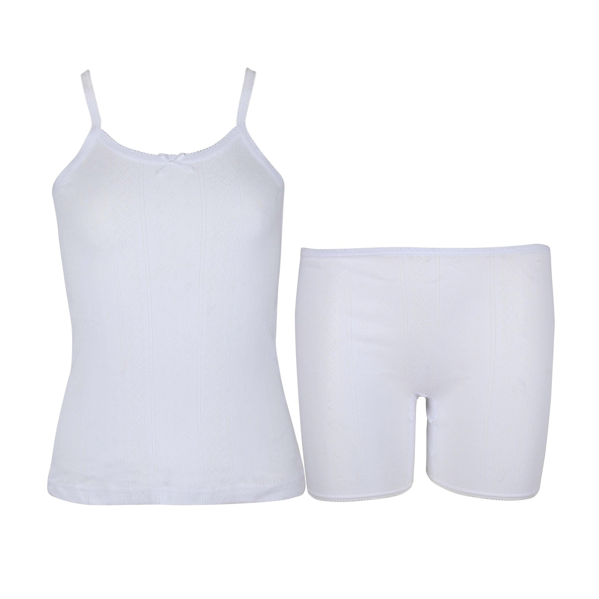 Girls Underwear Vest & Short 2 Pieces Set