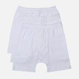 Men Extra Long Trunk White 3 Pieces