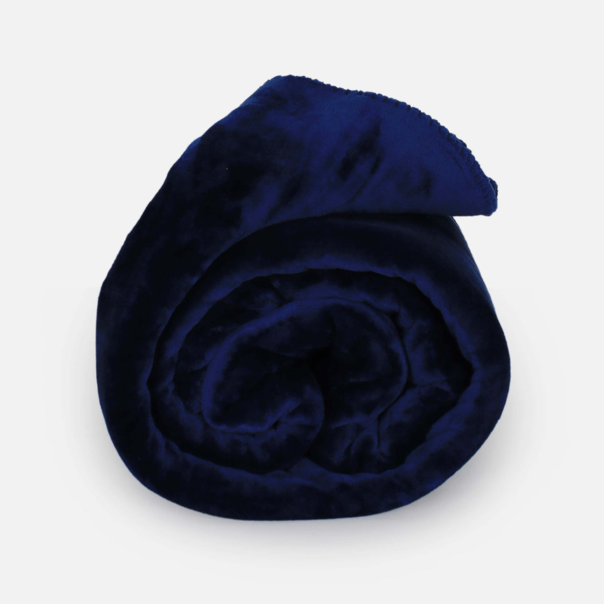 Printed Coral Fleece Blanket Navy 160 x 200 cm