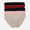 LADIES PANTIES HIPSTER SELF ELASTIC WAIST 5PCS