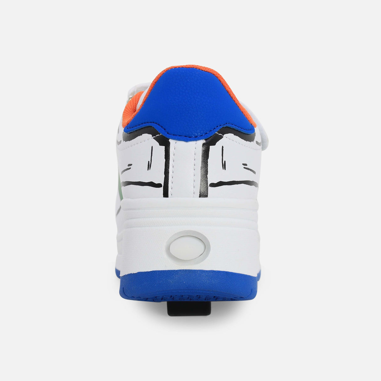 Boys Wheels Velcro Shoes
