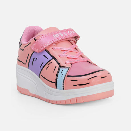 GIRLS WHEELS VELCRO SHOES