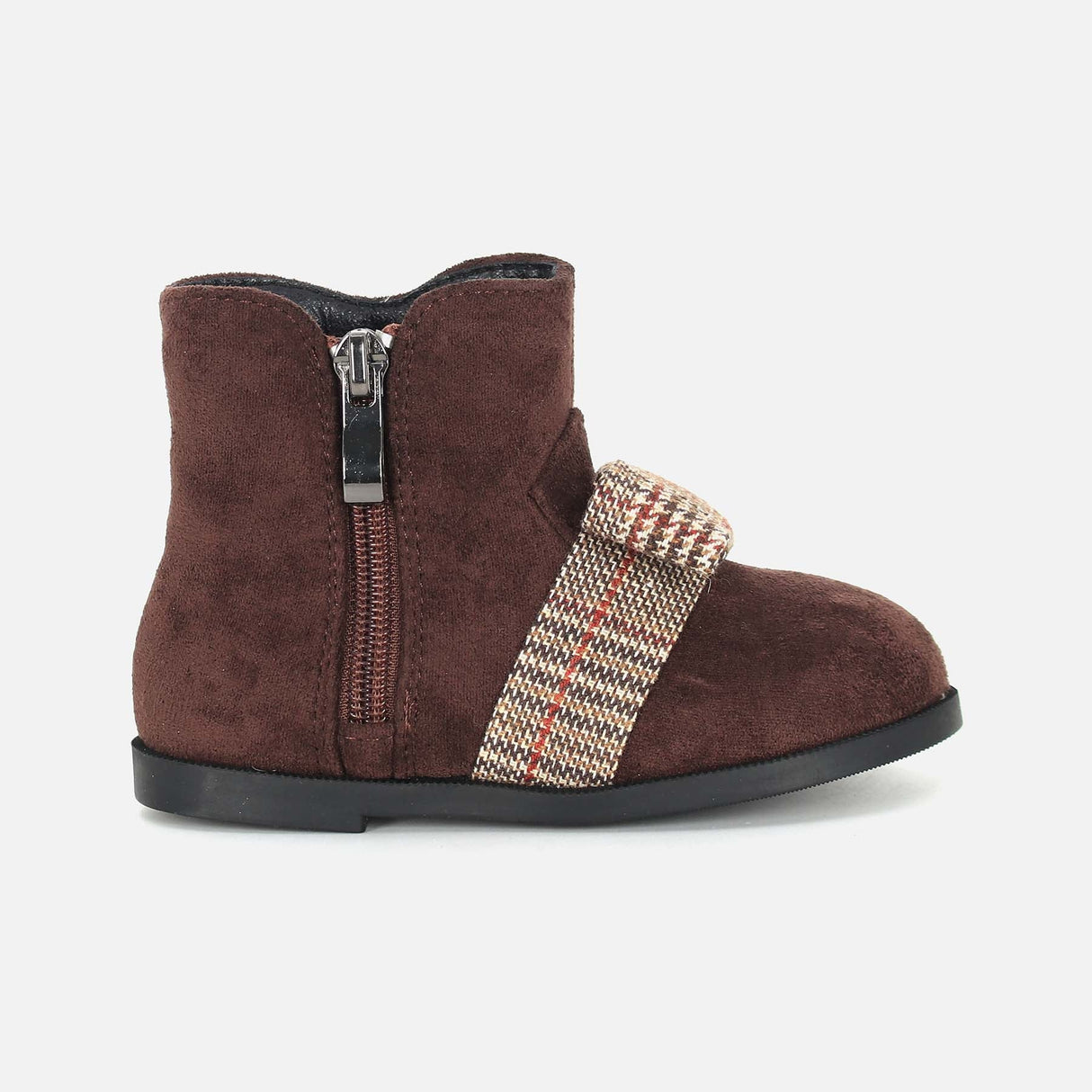 Girls Casual Zipper Boots