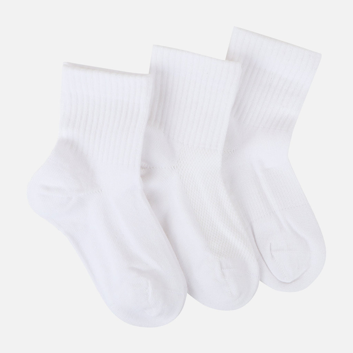 Unisex Quarter Socks 3 Pairs