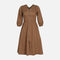 WOMEN SHORT SLEEVE LONG DRESS