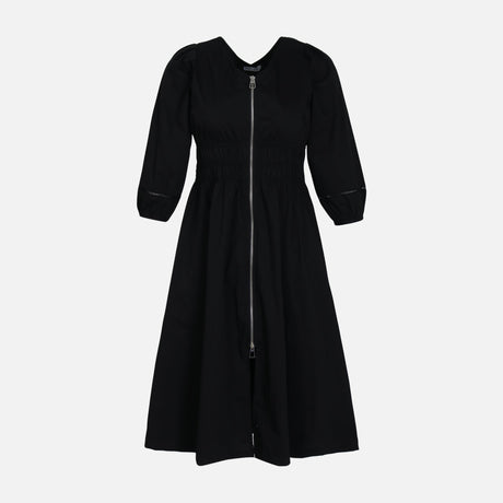 WOMEN SHORT SLEEVE LONG DRESS