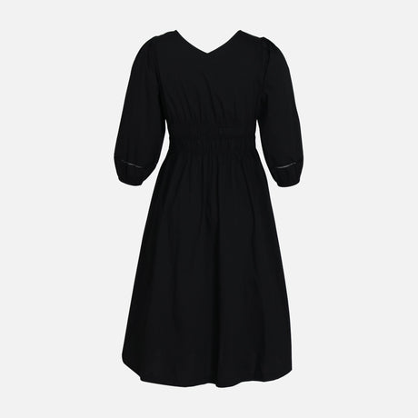 WOMEN SHORT SLEEVE LONG DRESS