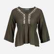 WOMEN DEEP NECK TOP