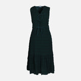 WOMEN SLEEVE LESS LONG DRESS