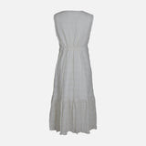 WOMEN SLEEVE LESS LONG DRESS