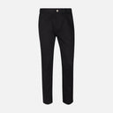 Men Chino Pants Woven Slim Fit Cross Pocket