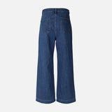 LADIES PANTS JEANS WIDE LEG