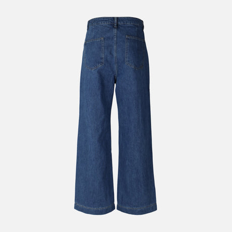 LADIES PANTS JEANS WIDE LEG
