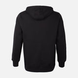 Men Basic Solid Fleece Hooded Cardigan